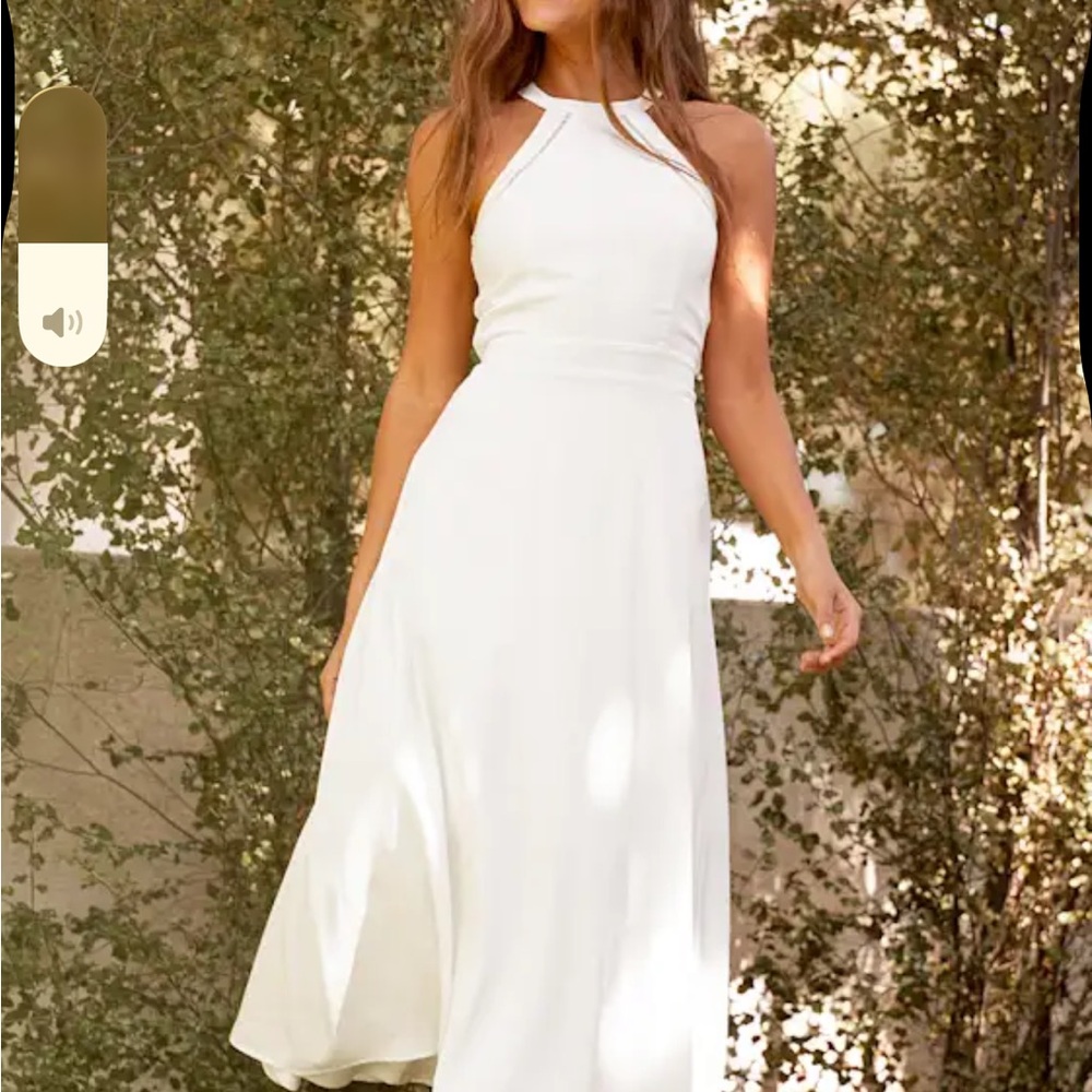 Lulus Summer Dream White Midi Dress